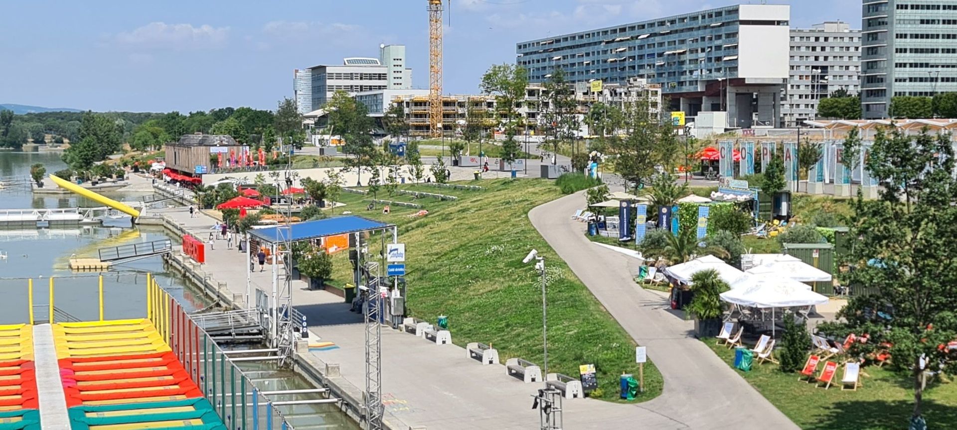 Der Copa-Beach in Wien